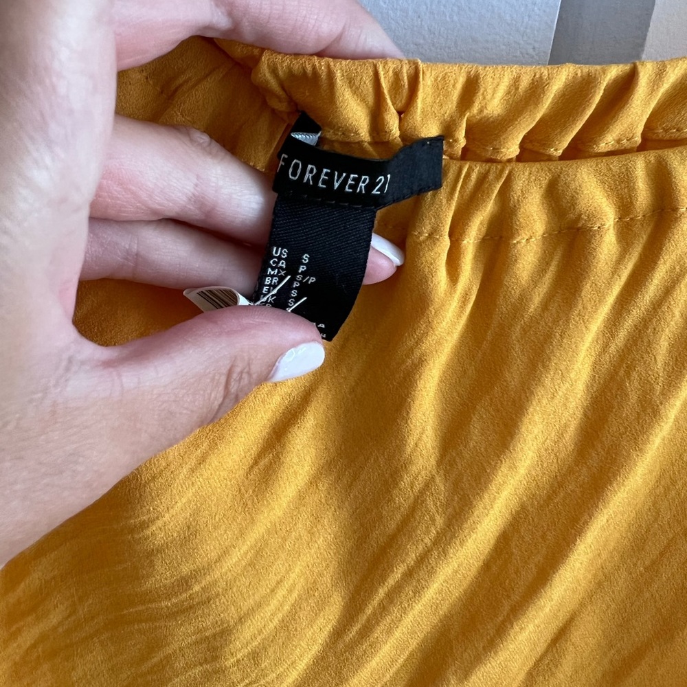 Yellow maxi dress